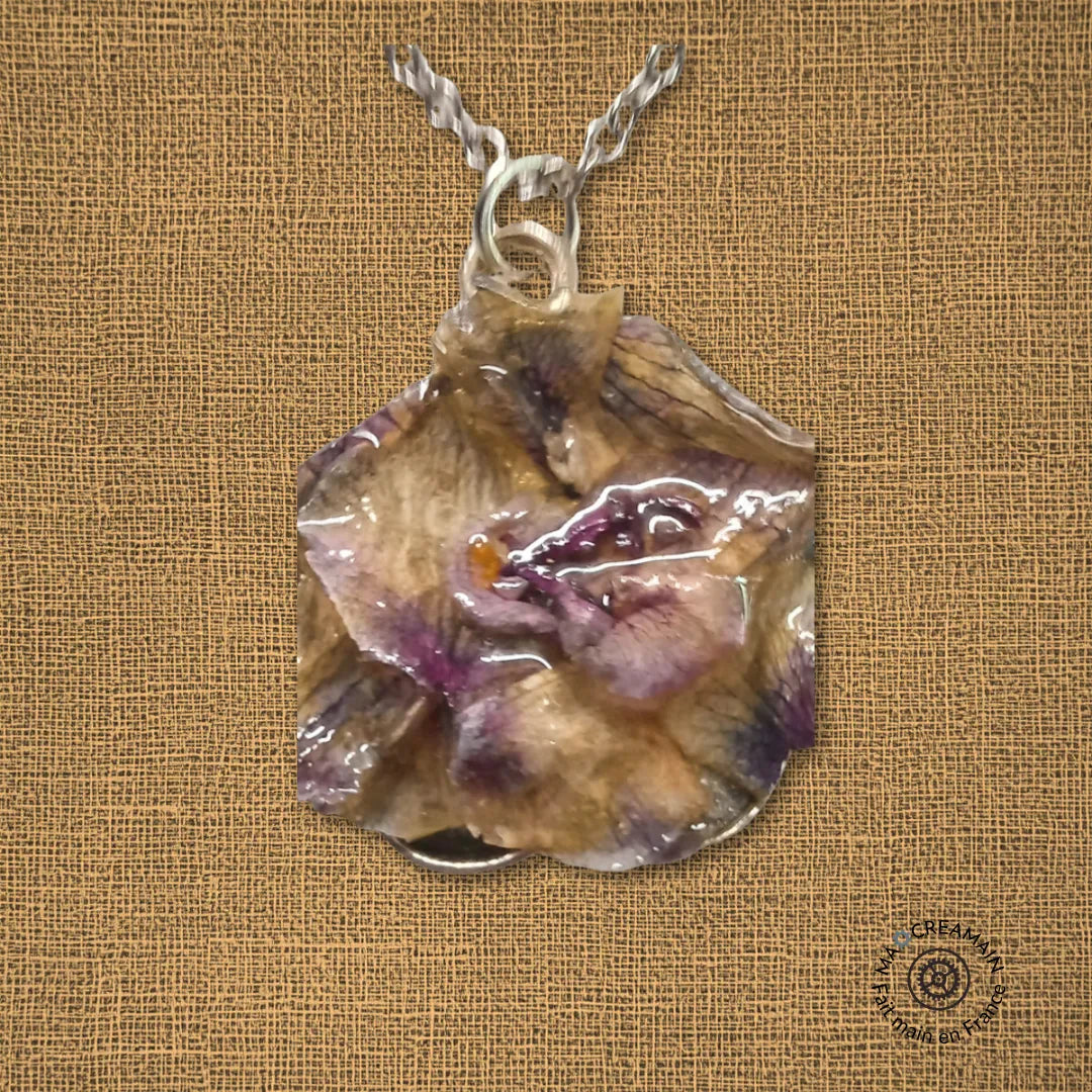 Pendentif Orchidée N°1