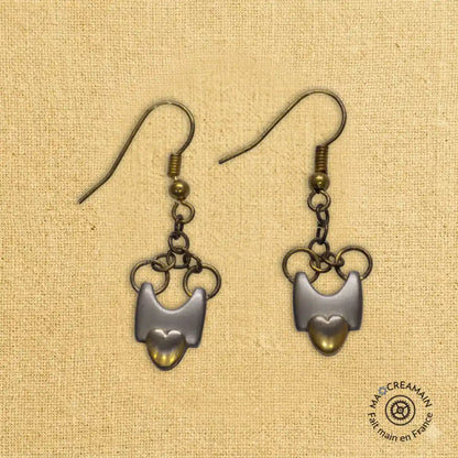 Boucles d'Oreilles "Les Cœurs d'Or"