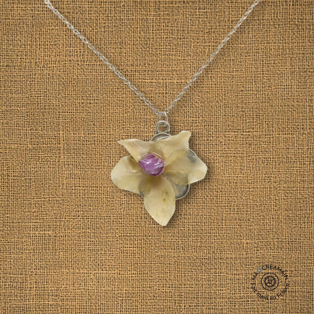 Pendentif Orchidée N°2
