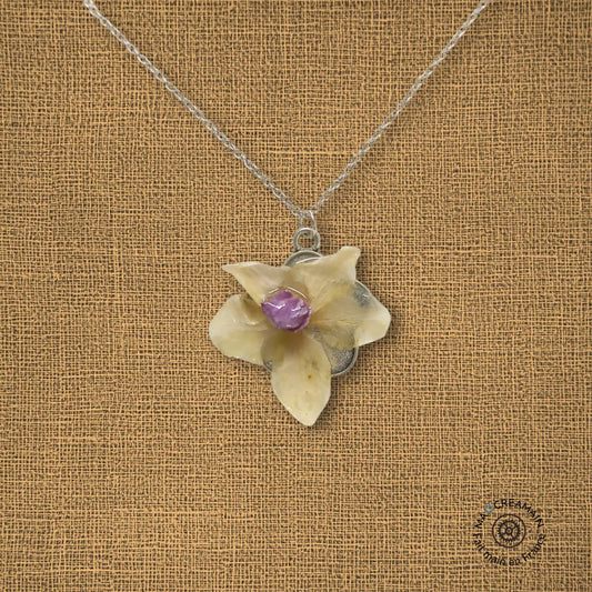 Pendentif Orchidée N°2