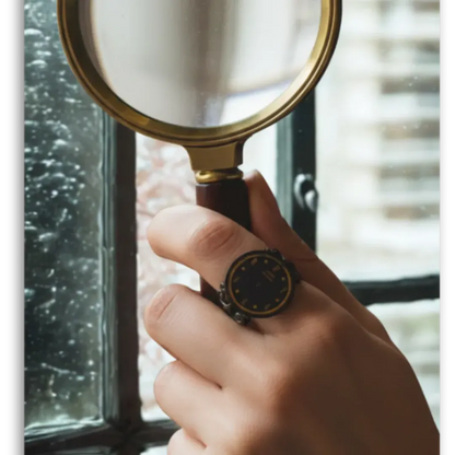 Bague "L'Éclipsée Nocturne"