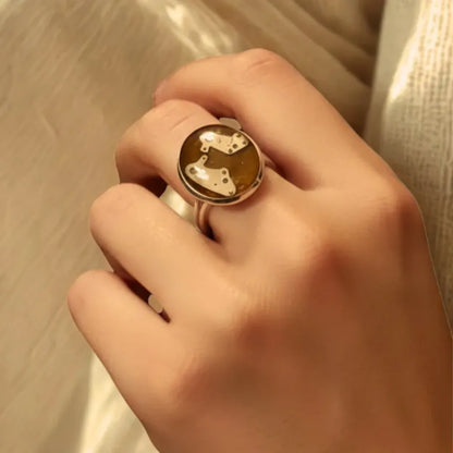Bague "Tête-à-Tête Cuivré"