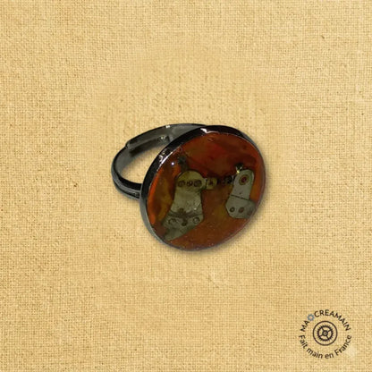 Bague "Tête-à-Tête Métallique"