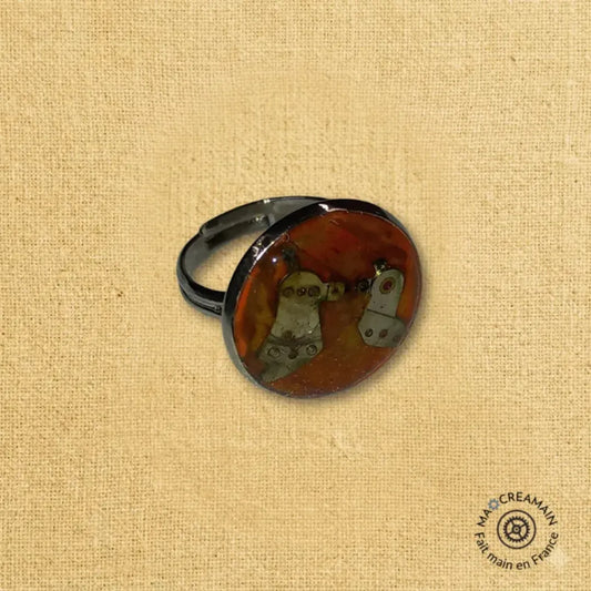 Bague "Tête-à-Tête Métallique"