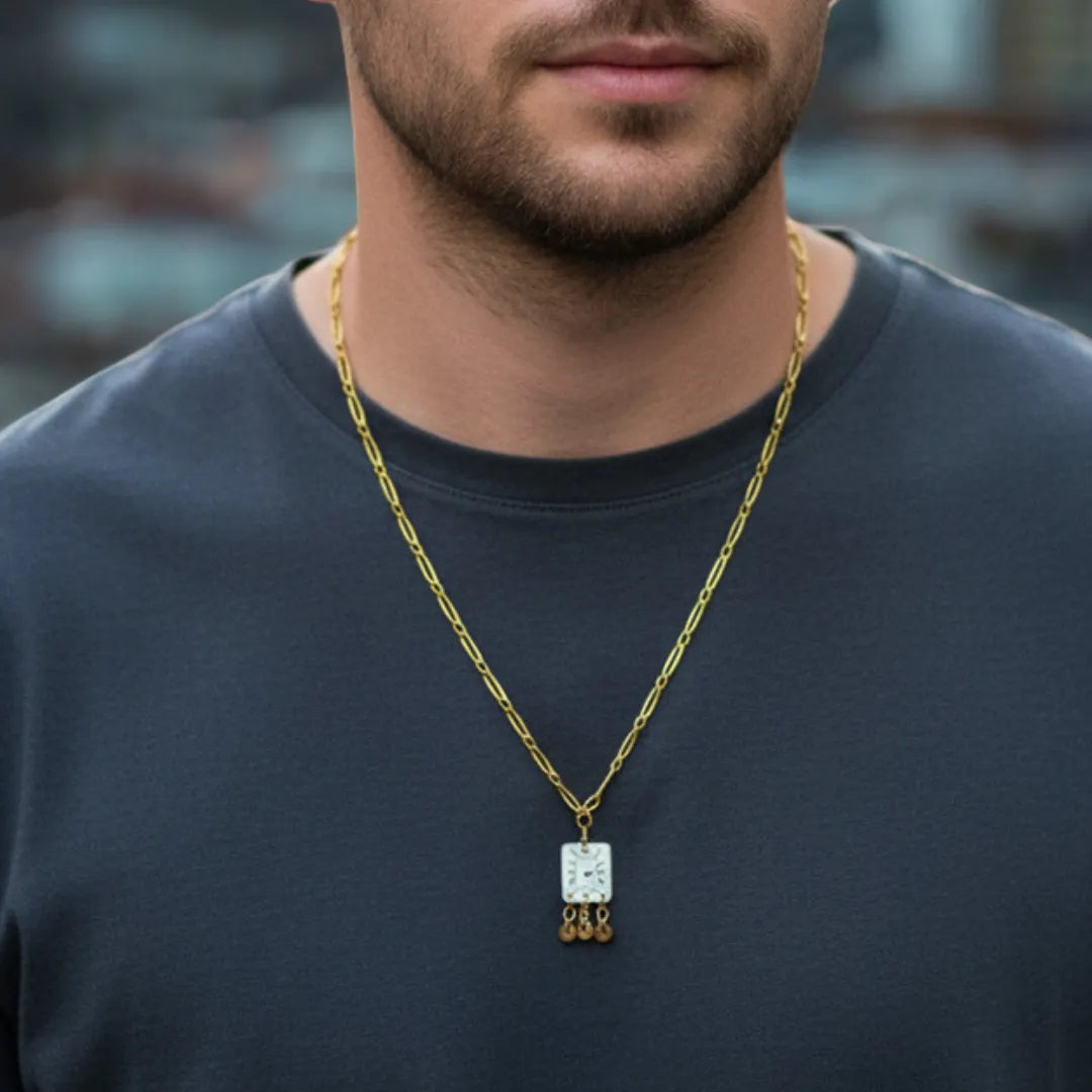 Pendentif "Le Rectangle Temporel"