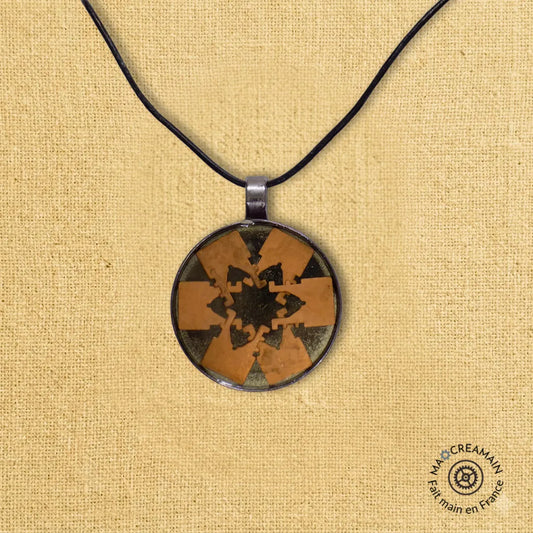 Pendentif "La Fleur de Cuivre"