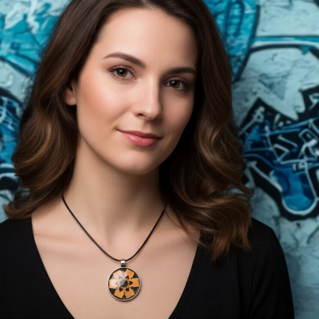 Pendentif "La Fleur de Cuivre"
