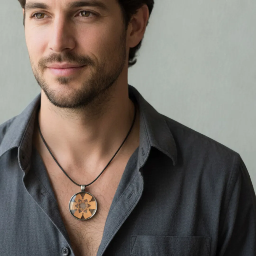 Pendentif "La Fleur de Cuivre"