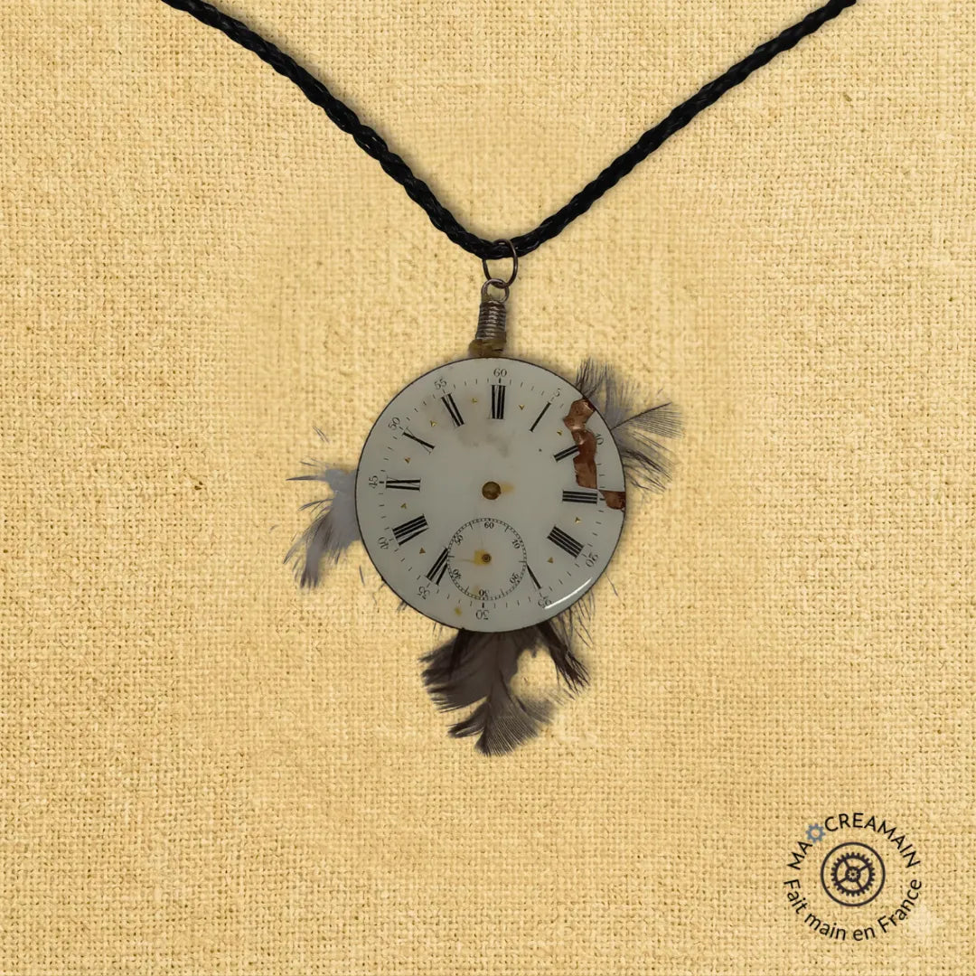 Pendentif "L'Heure Plume"