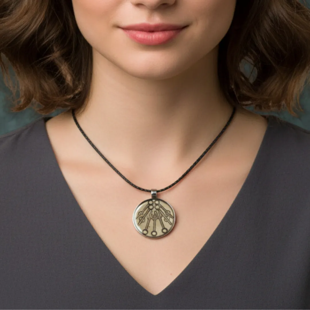 Pendentif " L'Eventail d'Aiguilles "