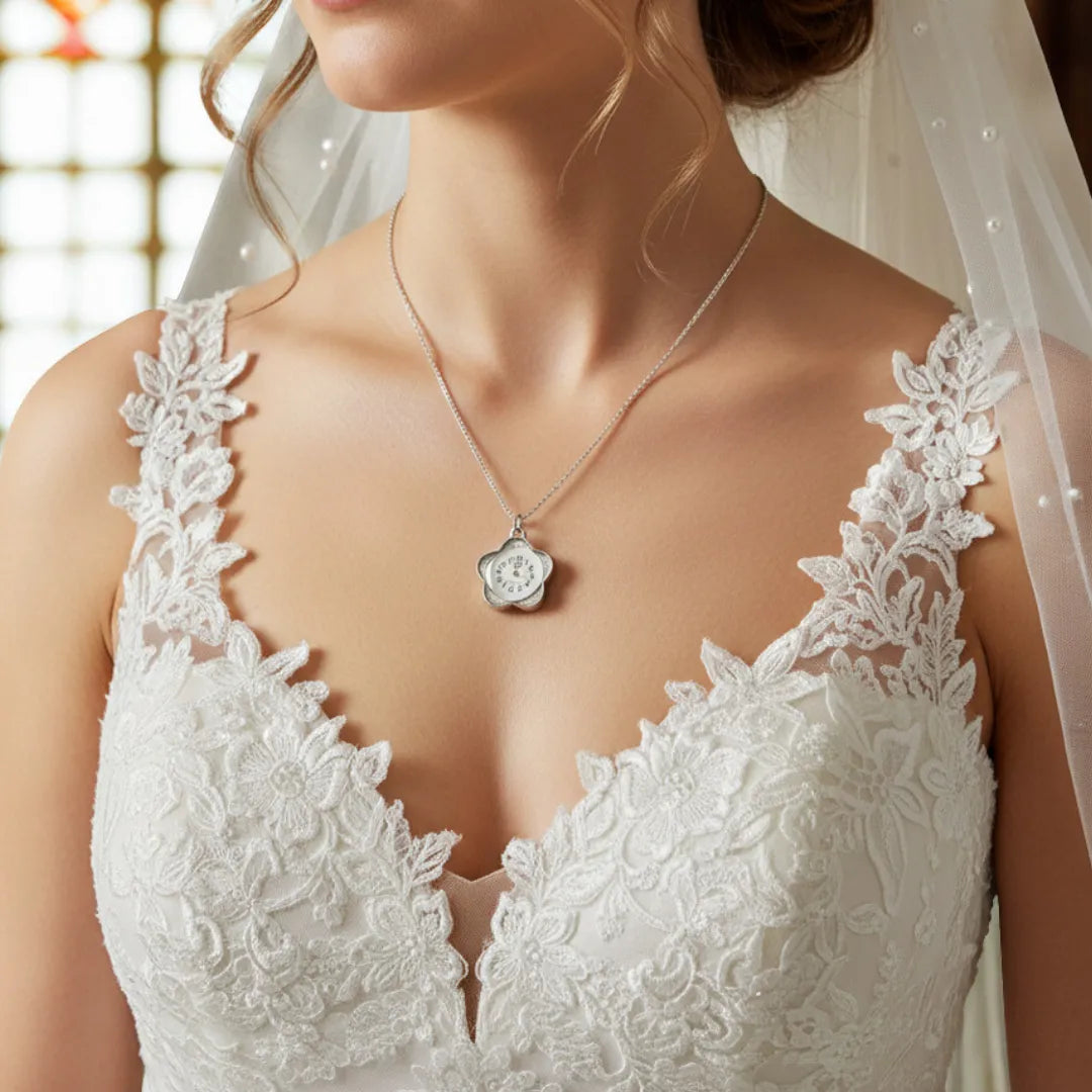 Pendentif "Floraison du Temps"