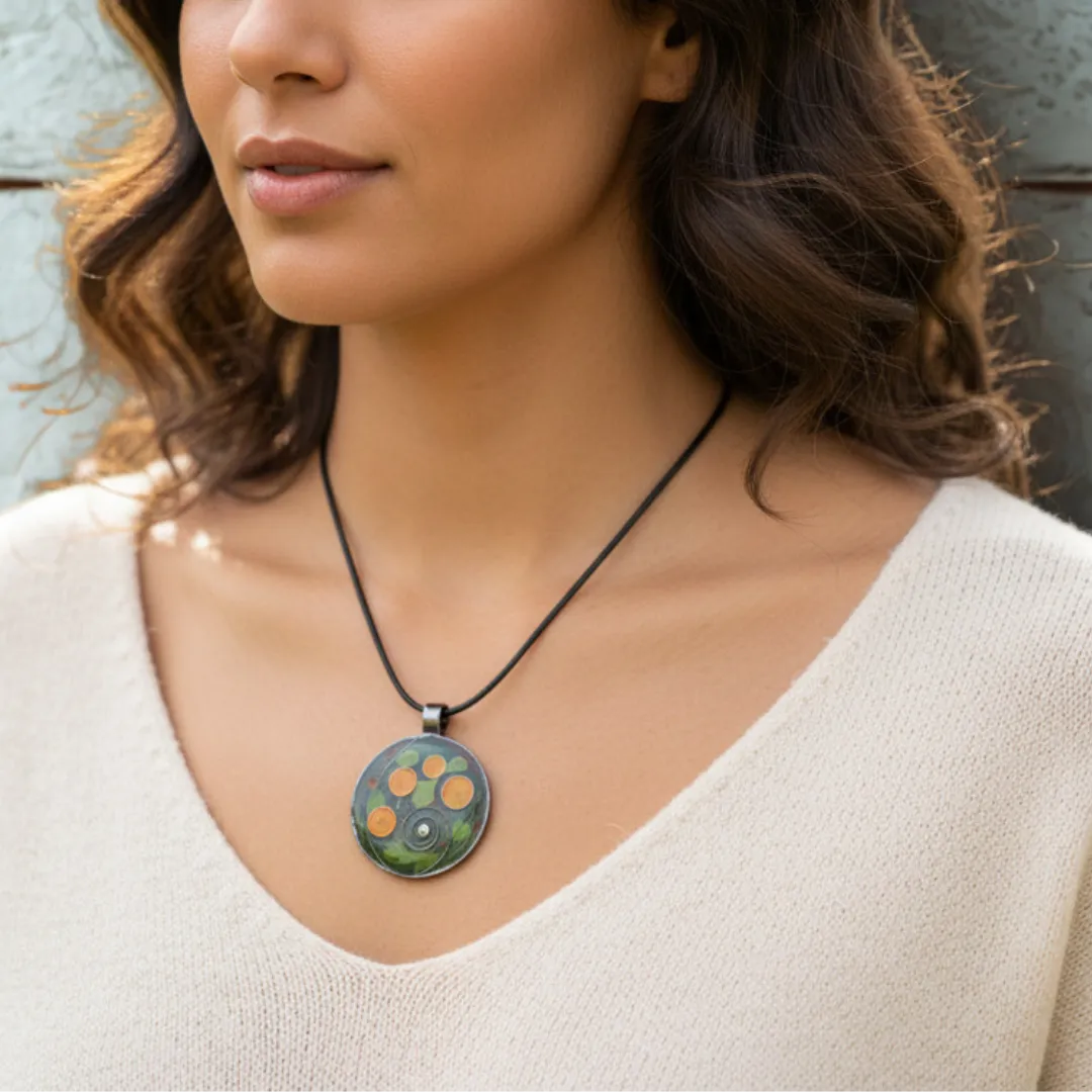 Pendentif "La Mare aux Nénuphars"